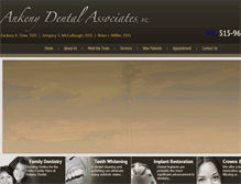 Tablet Screenshot of ankenydentalassoc.com